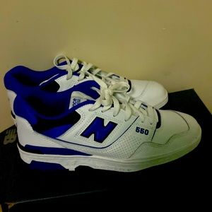New balances 9.5 blue and white